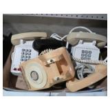 COLLECTION OF VINTAGE PUSH BUTTON PHONES