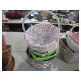 COLLECTION OF WICKER EASTER BASKETS