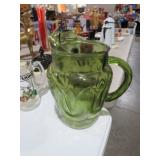 VINTAGE 1900S ANCHOR GLASS PITCHER