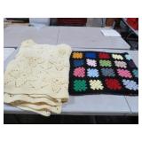 (2) HANDAMDE AFGHANS