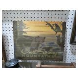 SMOKY MOUNTAIN WOODEN SIGN