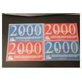 (2) 2000 UNITED STATES MINT UNCIRCULATED SETS