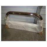 UNIVERSAL CHROME TRUCK PUSH BAR W/ BRACKET