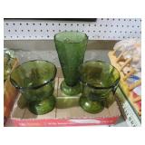 GRAPE PATTERN VINTAGE GLASSWARE