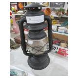 VINTAGE GLASS GLOBE BARN LANTERN
