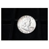 1960 FRANKLIN SILVER HALF DOLLAR