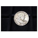 1959 FRANKLIN SILVER HALF DOLLAR
