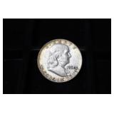 1960 FRANKLIN SILVER HALF DOLLAR