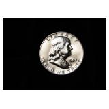 1963 BENJAMIN FRANKLIN PROOF HALF DOLLAR COIN