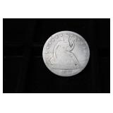 1877 SEATED LIBERTY HALF DOLLAR 90%