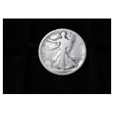 1917 OBV S WALKING LIBERTY HALF DOLLAR 90%