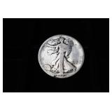 1921 D WALKING LIBERTY HALF DOLLAR 90%