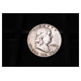 1954 FRANKLIN SILVER HALF DOLLAR