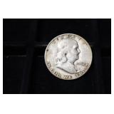 1952 FRANKLIN SILVER HALF DOLLAR