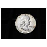 1954 FRANKLIN SILVER HALF DOLLAR