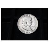 1951 FRANKLIN SILVER HALF DOLLAR
