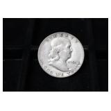 1951 FRANKLIN SILVER HALF DOLLAR
