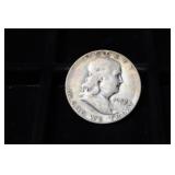 1952 FRANKLIN SILVER HALF DOLLAR