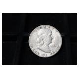 1951 FRANKLIN SILVER HALF DOLLAR