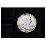 1951 FRANKLIN SILVER HALF DOLLAR