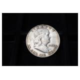 1950-D FRANKLIN SILVER HALF DOLLAR