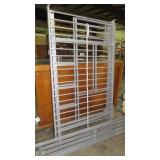 METAL LOFT BED W/RAILS, ASSEMBLY REQUIRED