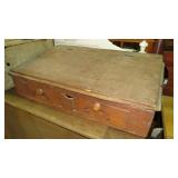 PRIMITIVE FIELD DESK W/2 DRAWERS