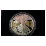 2006 W PROOF 1 OZ .999 SILVER EAGLE W/BOX