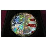 2003 HOLOGRAMED SILVER EAGLE W/BOX