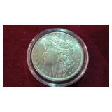 1883 (O) MORGAN SILVER $ 90% AU