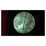 2007 1 OZ .999 SILVER EAGLE GEM BU