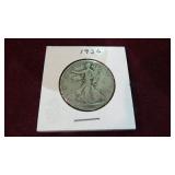 1936 P WALKING LIB 1/2 DOLLAR 90%