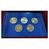 STATE QTR ENCASED PAPER WEIGHT W/BOX