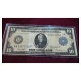 1914 $10 FEDERAL RESERVE NOTE