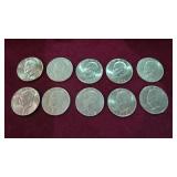 10 IKE DOLLARS VARIOUS DATES