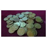 50 WHEAT PENNIES VARIOUS DATES