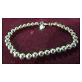 STAMPED .925 LADIES BALL BRACELET