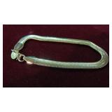 STAMPED .925 LADIES SERPENTIINE BRACELET