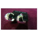 STAMPED .925 LADIES SMALL HOOP EARRINGS