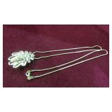 STAMPED .925 BUMBLE BEE NECKLACE 20"