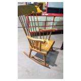 MAPLE SPINDLE BACK ROCKER