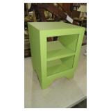 SMALL GREEN PAINTED CABINET