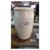 4 GAL. CROWN CHURN CROCK W/2 HANDLES