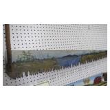 1-MAN CROSS CUT SAW W/PAINTED SCENE