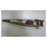 HAND PAINTED HAND SAW