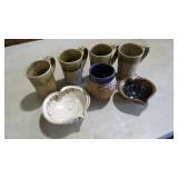 7 PC PIGEON RIVER POTTERY COLLECTION