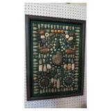 230 FRAMED ARTIFACT RELICS, NO GLASS, 21 X 29"