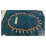 N PLAINS SIOUX STYLE COYOTE TOOTH NECKLACE