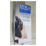 UTICA CUTLERY 14 PC KITCHEN BLOCK SET