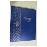 FULL BOOK OF ROOSEVELT DIMES 1946-64
